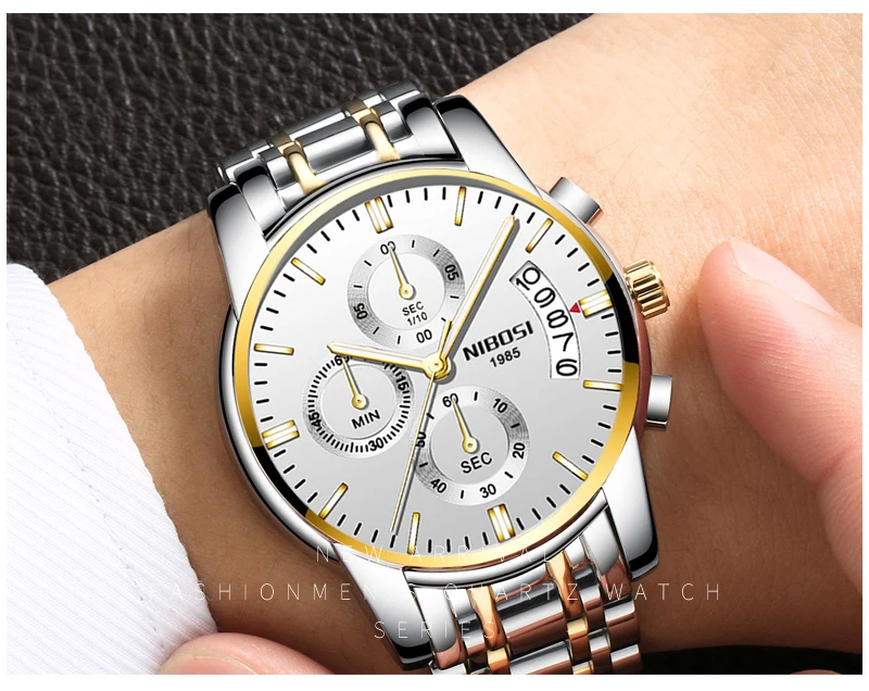 Relogio Masculino NIBOSI Mens Watches Top Brand Luxury Dress Famous Brand Watch Men Waterproof Calendar Luminous Erkek Kol Saati (16)