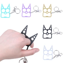 Портативный милый брелок с котом открывалка для бутылок Отвертка брелок инструменты самозащиты многофункциональные уличные гаджеты