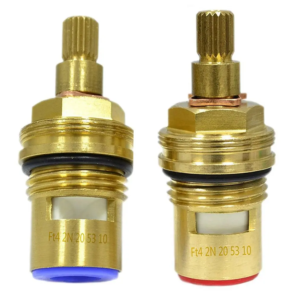 Universal Replacement Brass ceramic disc tap valve insert gland cartridge quarter turn Dropshipping | Строительство и ремонт