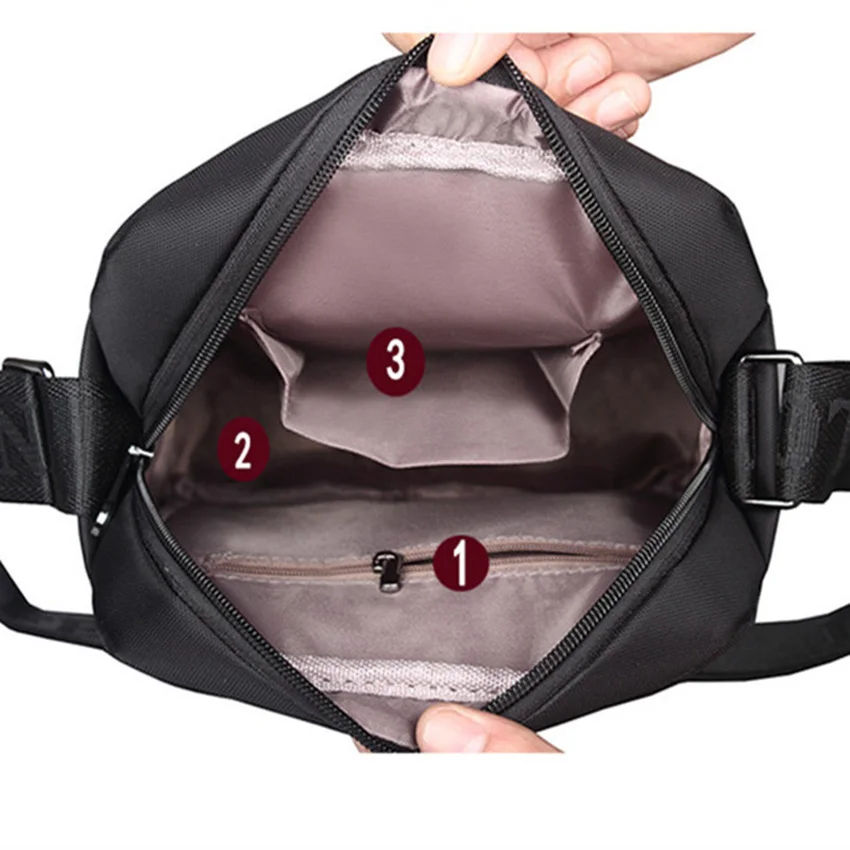  VORMOR Men bag 2019 fashion man shoulder bags High quality oxford casual messenger bag business mal - 32461379362