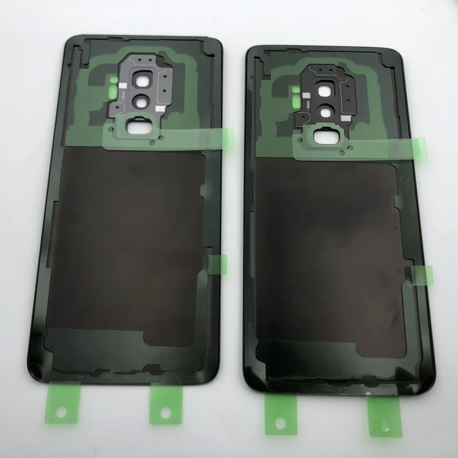 Задняя крышка батарейного отсека для Samsung Galaxy S9 G960 + G965 Plus стеклянная корпуса клей