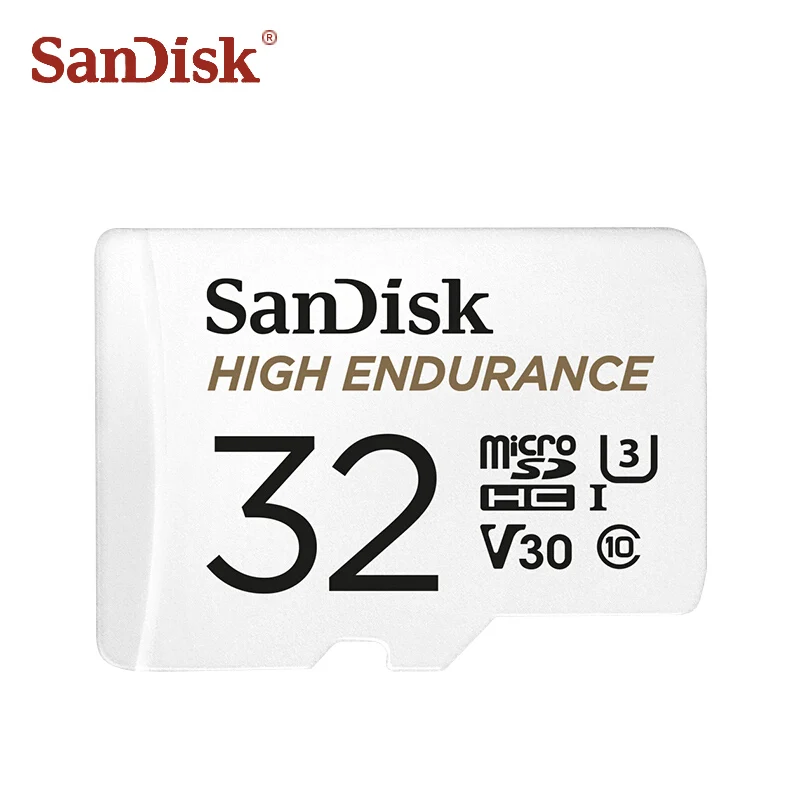 SanDisk MicroSD карты памяти на 32 ГБ высокая выносливость U1 слот для карт памяти до 100 МБ/с. 64 Гб 128 Гб класс 10 скорость записи видео U3 V30 Full HD 4 K