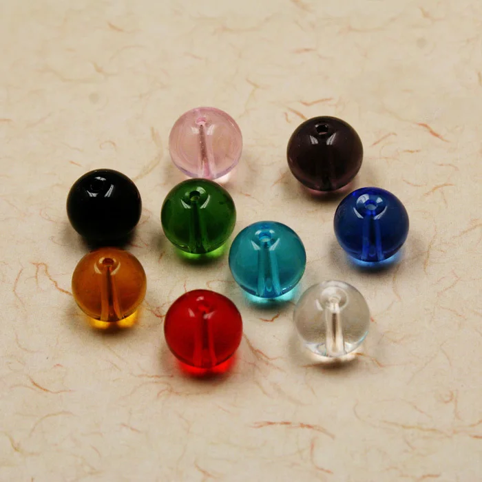 

30pcs 8mm Round Pink Green Blue 9 Colors Crystal Beads Loose Beads Jewelry Making free shipping (PS-BBA016)