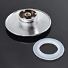 Mayitr Zinc Alloy Basin Push Button Waste Kitchen Bathroom Sink Drains Easy Click Clack Plug Push Button 66mm ► Photo 3/6