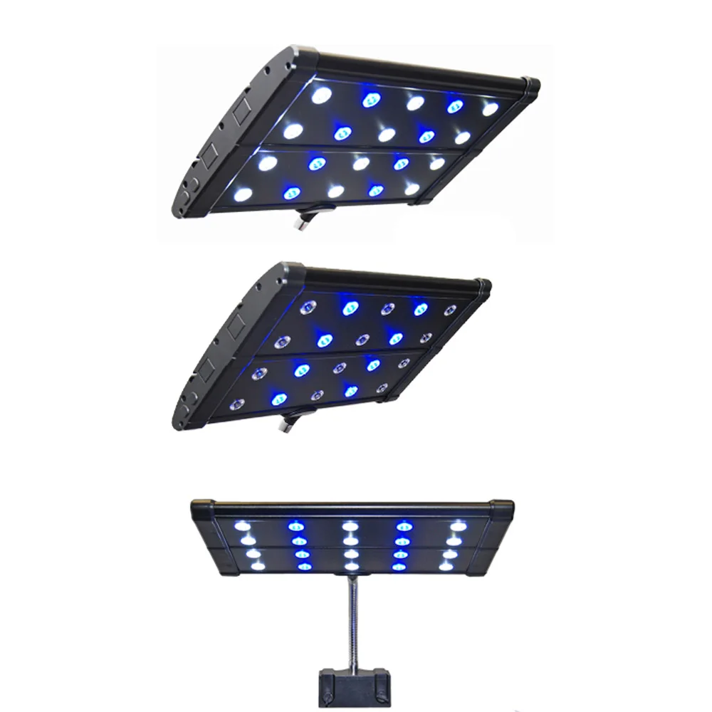 

18-24"(45CM-60CM) MHX Clip On Saltwater Coral Reef Cichlid Plant Aquarium Aquatic Pet Fish tank LED Light Lamp Lighting fixture