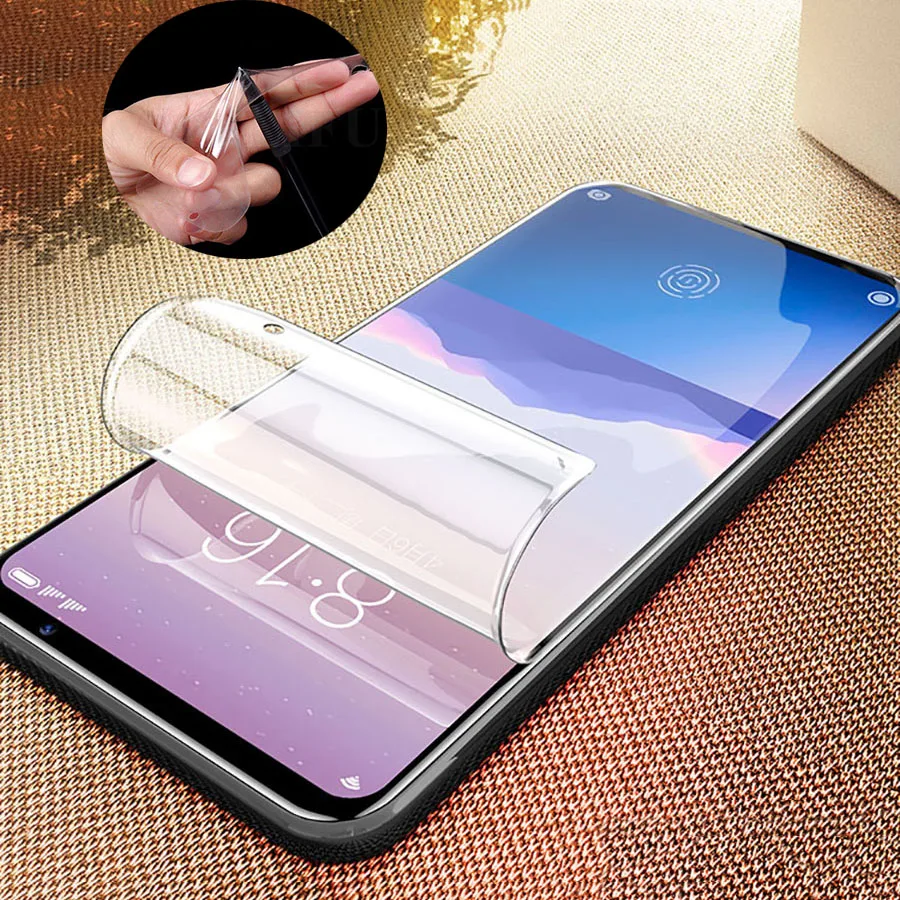 

For LG G7 G8 ThinQ G5 G7 Soft TPU Front Full Cover Screen Protector Clear Protective Hydrogel Film For LG Q6 Q7 Plus V30 40 50