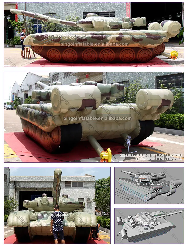 BG-M0085-Inflatable military decoy tank_2