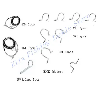 

rod building Fly fishing rod Guide Set repair guide 5bags