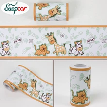 

0.1x10M PVC Self Adhesive Waistline Wallpaper Removable Bedroom Waterproof Wall Stickers For Kids Room Bathroom Decorative Film