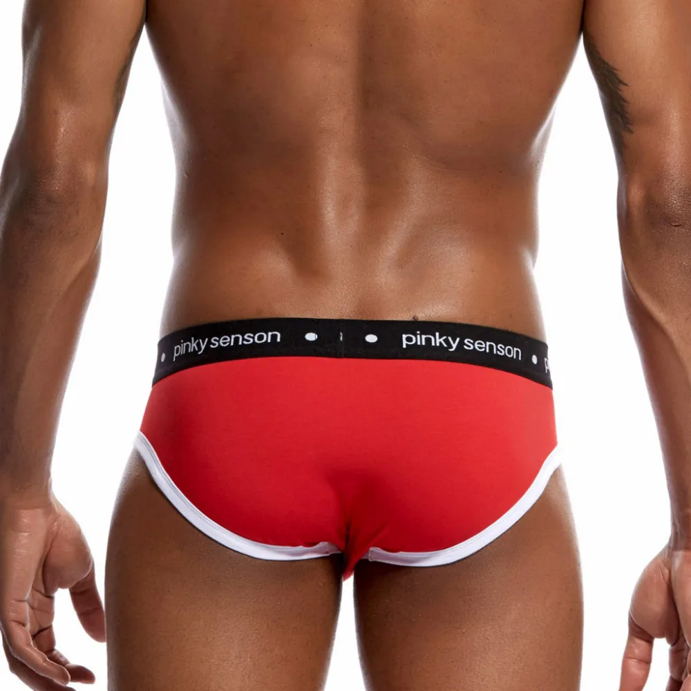 2019 men's summer breathable swimming shorts sexy comfortable beach triangle briefs quick-drying casual beach shorts men 40J17 (23)