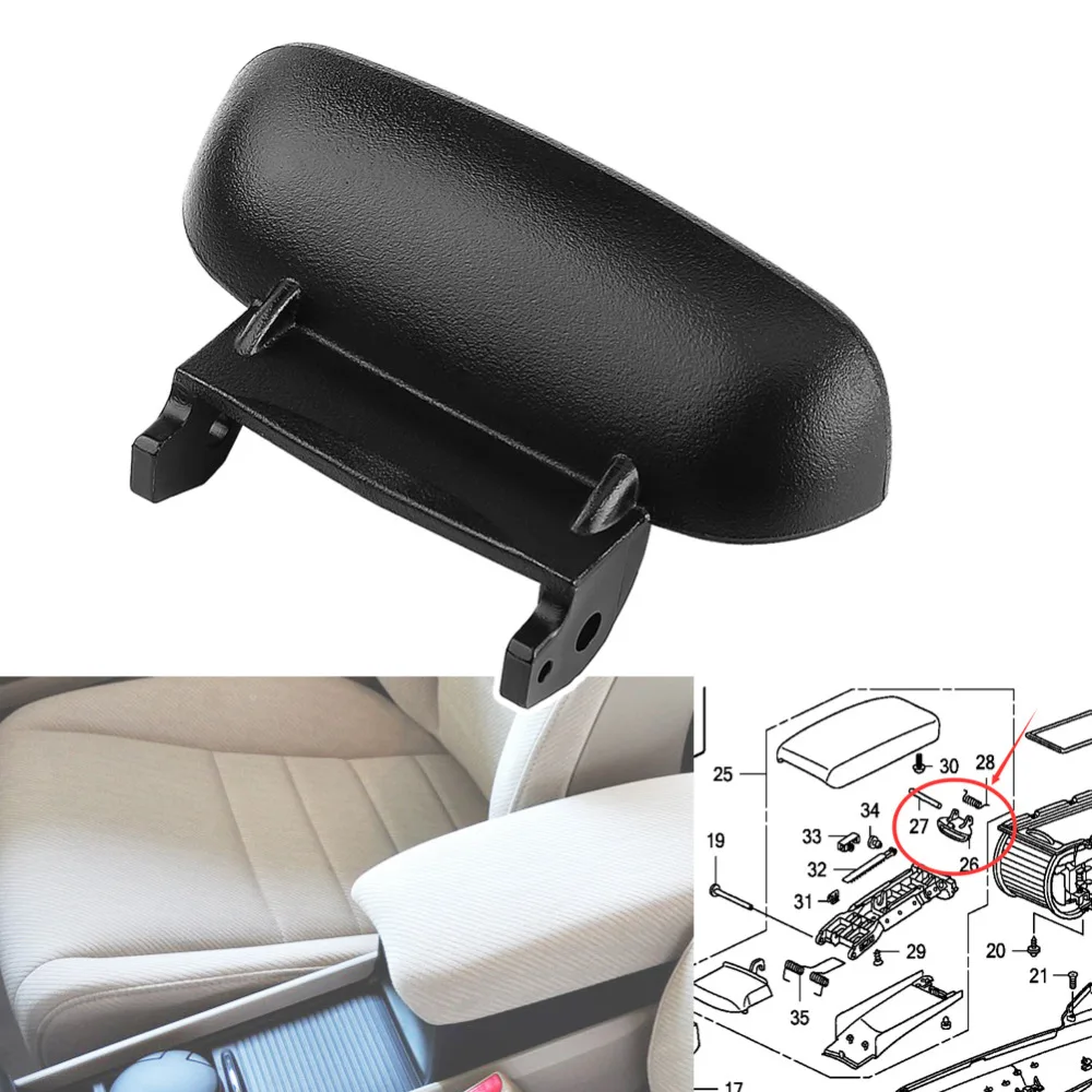 Auto Car Armrest Cover Lock Center Console Latch Fits Car Styling For