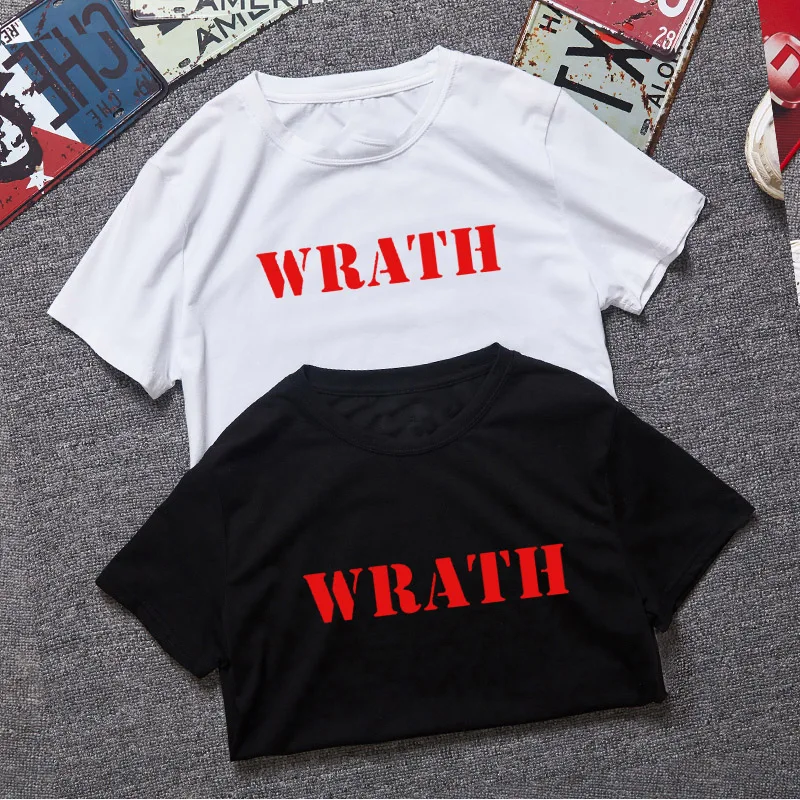 

Limited WRATH Natural Selection Logo Design Men Black T-Shirt Size XS-XXL