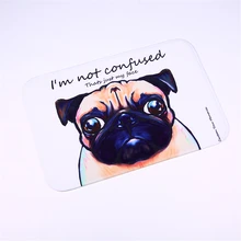 Нескользящий коврик с принтом собаки коврики для кухни в стиле животного гостиная супер мягкий ковер при входе двери водопоглощающий коврик