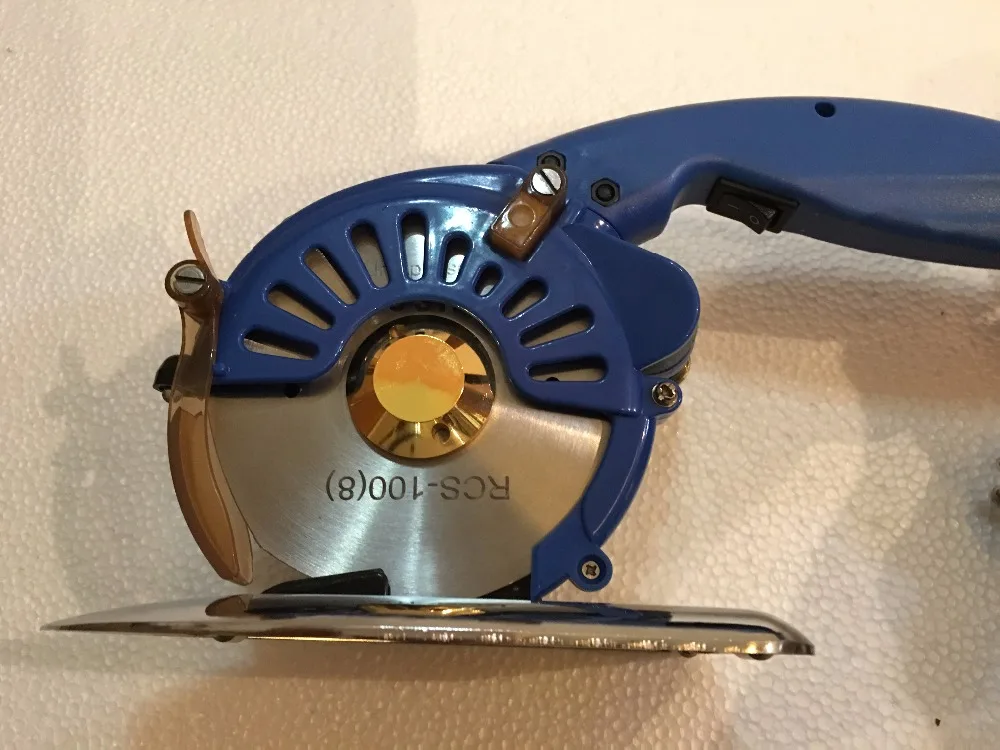 

BXS RSC-125 type Servo Direct Drive Motor ,Blade Diameter 125 MM ,Electric Cloth Cutter Fabric Round Knife Cutting Machine