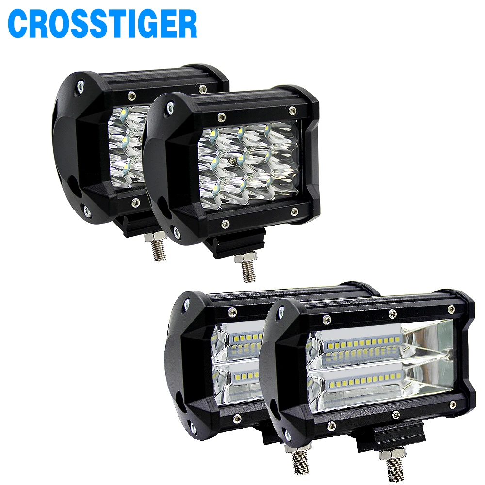 5 Inch 36W 72W Motorcycle Car Fog Lamp Work Light Led 4x4 The Searchlight Bar For