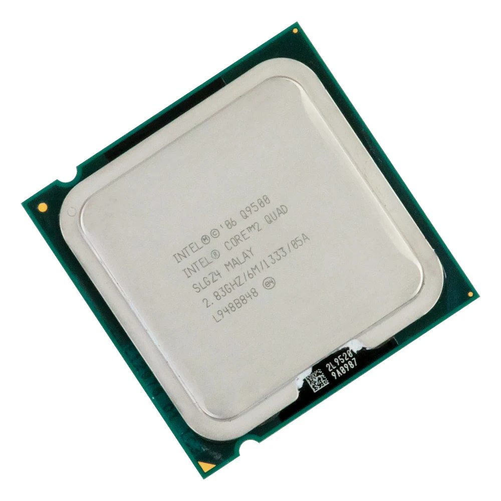 إنتل الأساسية 2 رباعية Q9500 سطح المكتب معالج رباعية النواة 2.83 GHz 6 MB مخبأ FSB 1333 LGA 775 9500 تستخدم وحدة المعالجة المركزية