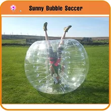 Пузырь Футбол для партии Event, 1.5 м, 0.8 мм пузырь Футбол, надувной мяч костюм, сдвинутых мяч, бампер мяч