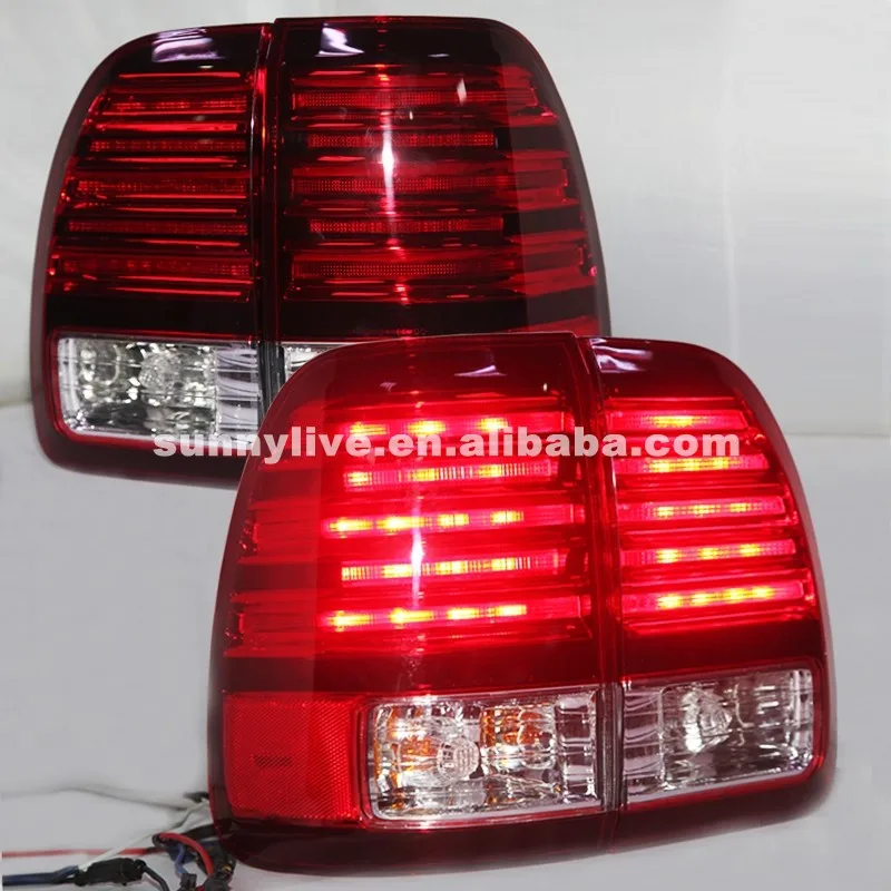 For Lexus LX470 LED Tail Light Back Lamp 1998 To 2002 Year Red Whitein