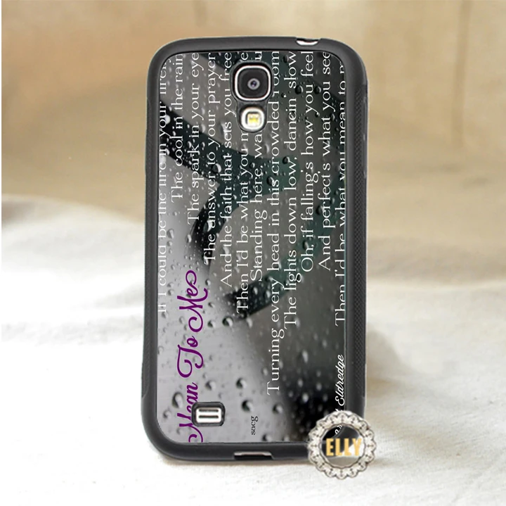 Mean to me brett eldredge quote fashion mobile case cover for Samsung galaxy S3 S4 S5 S6 S7 Note 2 3 note 4 #T137 |