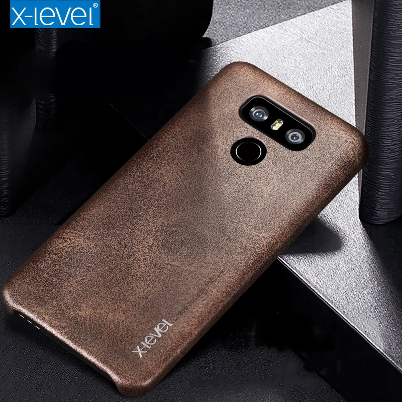 

For LG G6 G7 phone case X-level Luxury Vintage Leather high quality PU leather back cover for LG G6 G7 case Mooi Hoesjes