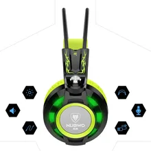Nubwo K6 Headphone Gaming Headset with Microphone 3.5mm Stereo Noise Cancell Game Earphone Glowing LED Light USB for PC Computer