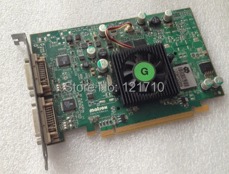 

PCI-E graphic card F7197-03 REV.A P65-MDDE128F dual DVI output for matrox computer