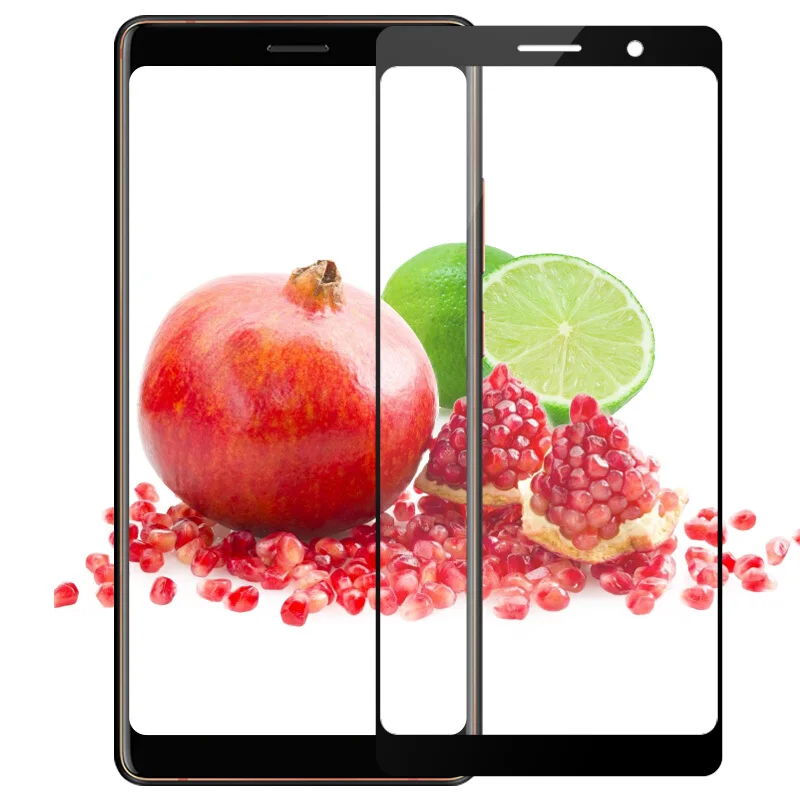 Закаленное стекло 9H с полным покрытием для Nokia X6 X5 2 3 5 6 2018 7 1 Plus Защитная пленка