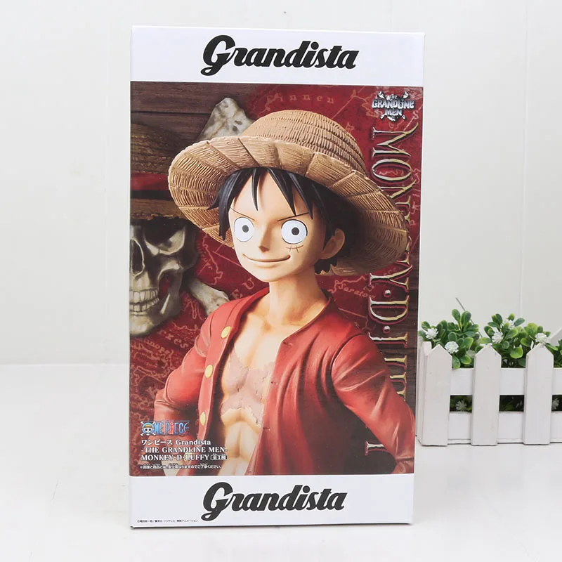 Аниме one piece грандиста фигура Grandline мужчины обезьяна д Луффи Трафальгар Ло ророноа Зоро Санджи портгаз · D · Ace Фигурки игрушки - Цвет: luffy in box