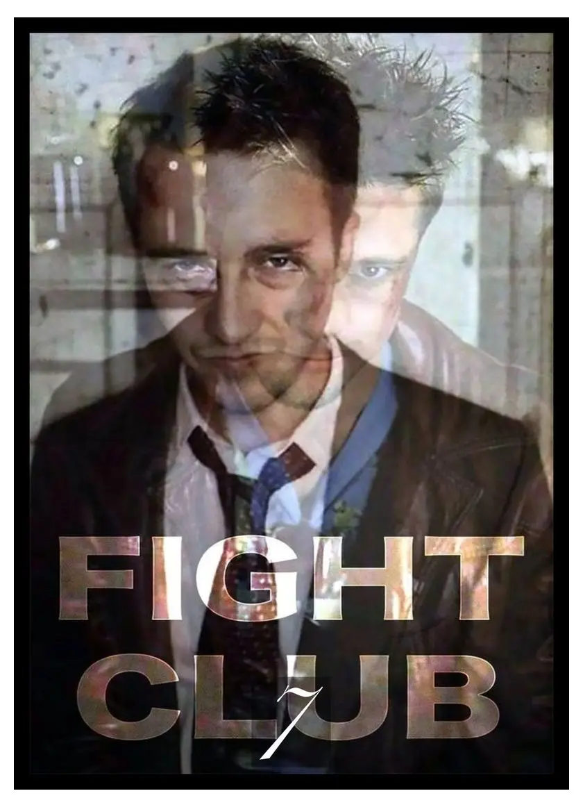 Fight Club фильм домашняя декоративная живопись белая крафт-бумага плакат для кафе комната 42X30 см