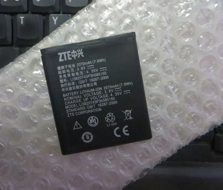 Для ZTE Leo M1 V983 N983 U960E 2070 мАч Li3820T43P3h585155 Перезаряжаемые литий-ионный встроенный мобильного телефона литий-полимерная батарея