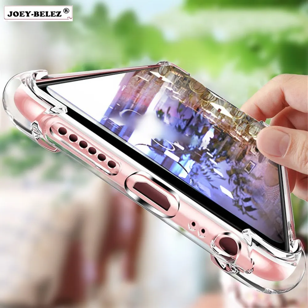 Shockproof TPU Clear Silicone Cases for Huawei P20 Pro