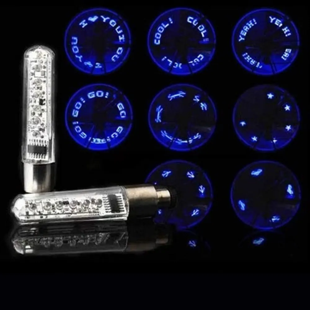 

Plastic 7.5*1*1cm Programmable LED Lamps Replacement Bike Tyre Light Accessories Lighting for Tire Night Cycling for Bikes