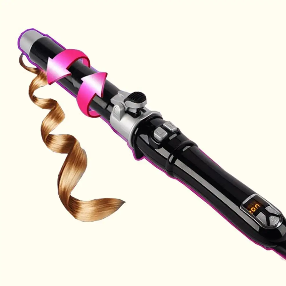 

Professional Curling Wand Wave Hair Styling Tools Automatic Hair Curler Rollers Titanium Curling Iron with Long Cliper