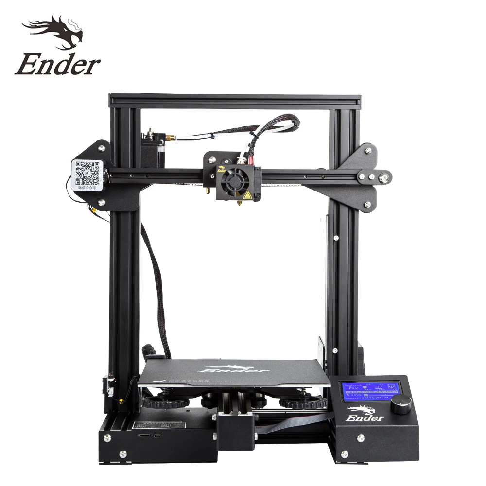 Creality 3D Ender-3 Pro 3d принтер DIY комплект MK-10 экструдер с функцией повторной печати Ender 3 Pro MeanWell источник питания