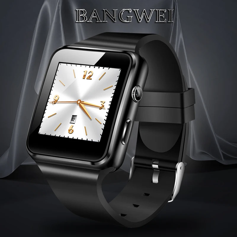 

BANGWEI Mens Women Smart watches Standby Time 24h All-Weather Monitoring Sport fitness pedometer Smart Watch For IOS And Android