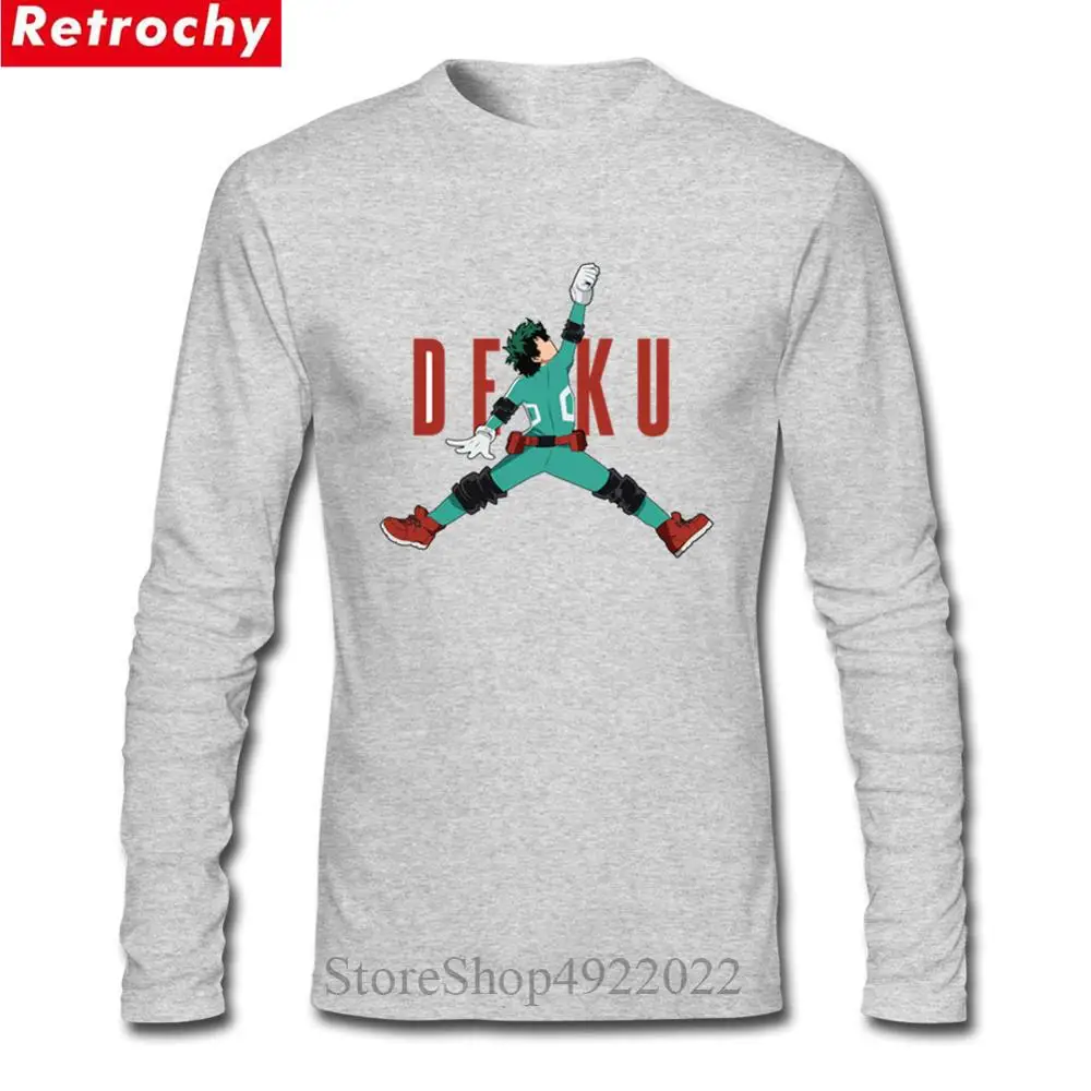 

Academia Print Teen Cartoon Summer Man Tee Newest Simple Casual Men T-Shirt Camisetas Unique Design Air Deku From My Hero Tshirt
