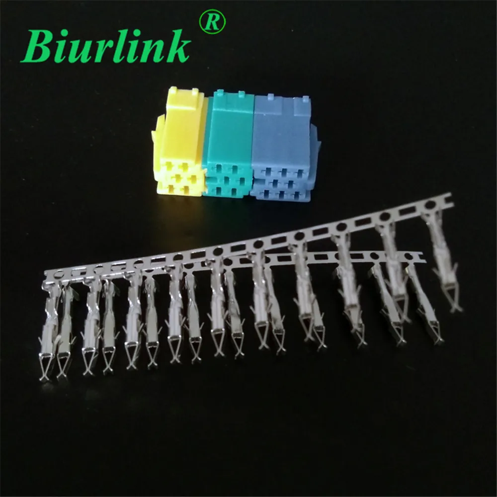 Biurlink 2 комплекта мини ISO CD плеер преобразователь Aux аудио вход кабель адаптер