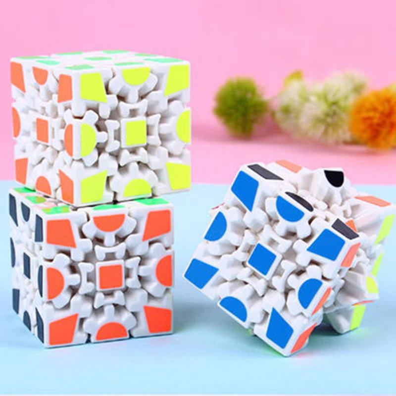 

Cubo Magico Mirror Shaped Magic Cube Gear Cube Specific Puzzle Magic Speed Special Educational Puzzles Learning Toys Fidget Toys