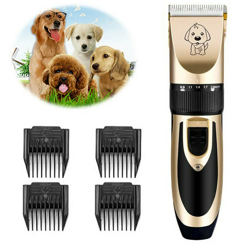 

NEW Electric Animal Pet Dog Cat Hair Trimmer Razor Grooming Quiet Clipper