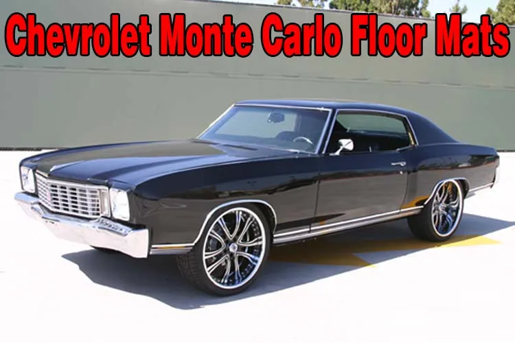

Custom Fit Chevrolet Monte Carlo Floor Mat ECO Leather car mat 1995 - Present