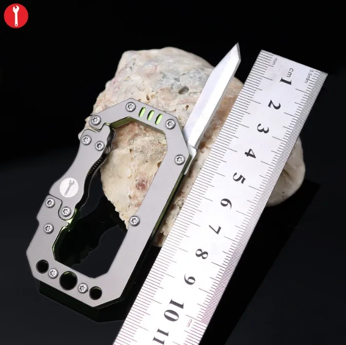 Pocket Multi Tools Carabiner Keychain EDC Knife in Outdoor Tools from