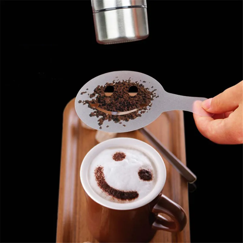 Coffee Art Or Cake Decoration Stencils