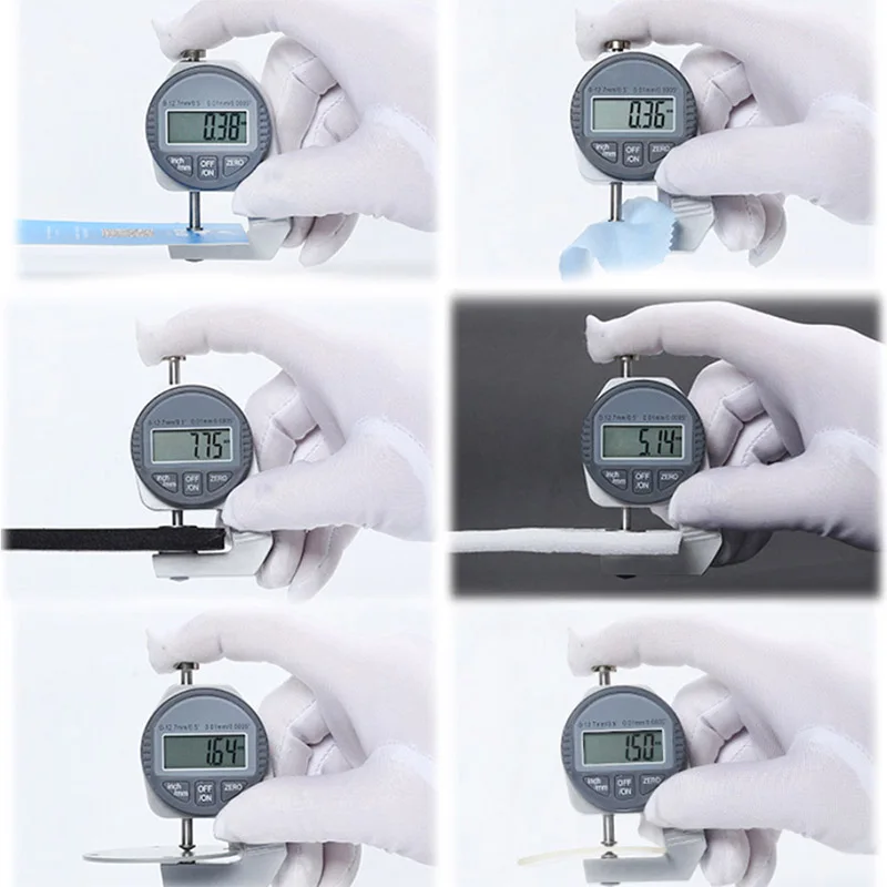 Мини 0,01 мм Цифровой ширина толщиномер 12,7 мм Большой ЖК-дисплей Электронный циферблат индикатор измерения толщины инструменты