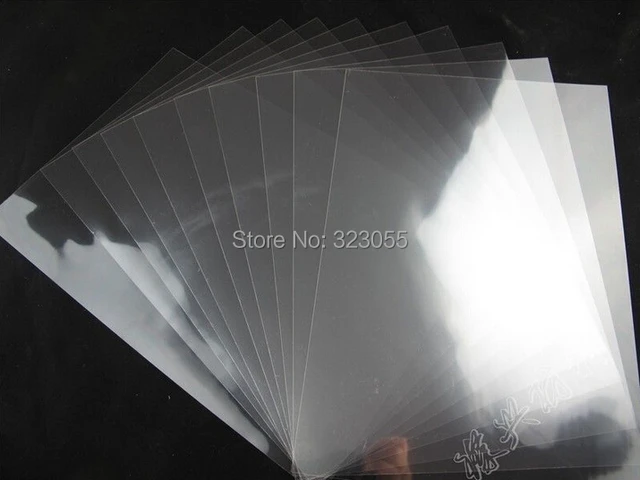 100 sheets a4 7 9 mil airbrush stencil materials mylar blank crafts blank stencil sheets