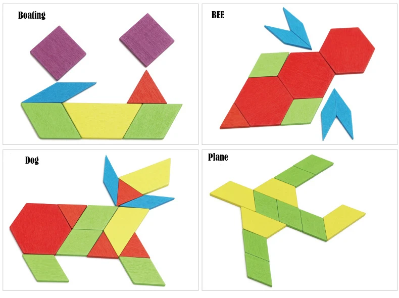 Новая IQ деревянная головоломка Tangram головоломка дети развивающая логическая игра в подарочной коробке для детей