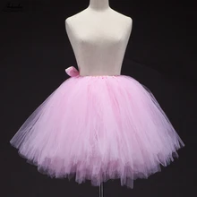 Aohaolee 50 см Для женщин пышные фатиновые Юбки для женщин миди юбка-пачка бальное платье Свадебная вечеринка юбка Винтаж Лолита Нижняя юбка Falda Mujer Saias