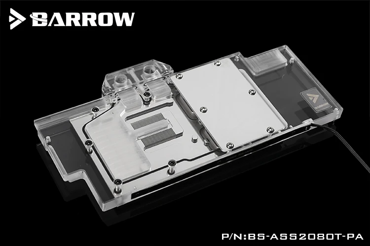 Блок водяного охлаждения Barrow BS ASS2080T PA для ASUS ROG strx RTX2080Ti