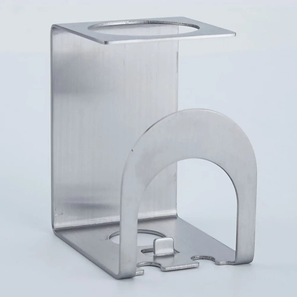 

Toothpaste Stainless Steel Accessories Mug Multi-Purpose Self Adhesive Toothbrush Holder Holes Wall Mounted Bathroom