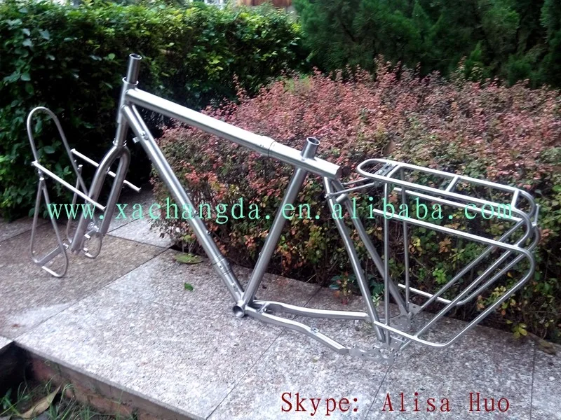 Sale titanium touring bike frame with S&S coupler titanium 700C bike frame with S&S coupler 2