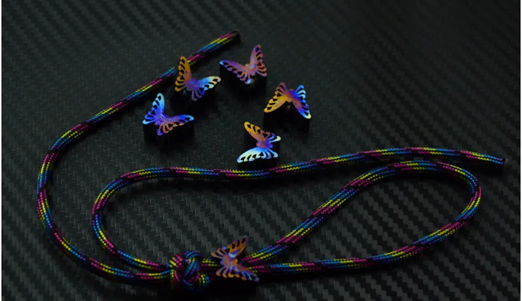 Hot! Knife Beads Titanium Alloy TC4 Knife Pendant Anodized EDC Titanium Alloy Process Roasted Blue Titanium Alloy Titanium Hot! Knife Beads Titanium Alloy TC4 Knife Pendant Anodized EDC Titanium Alloy Process Roasted Blue Titanium Alloy Titanium